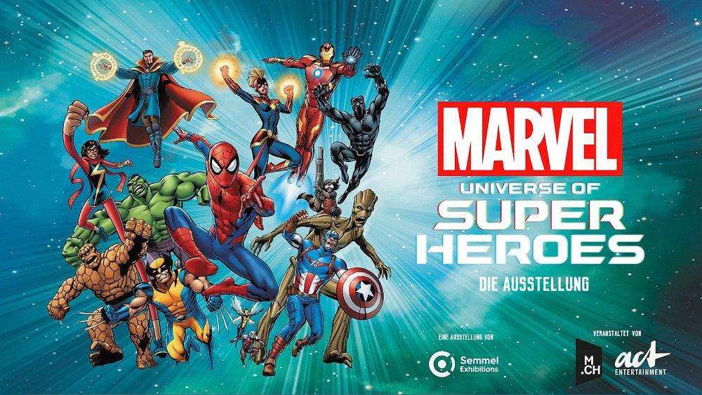 Exposition Marvel Universe of Super Heroes à Bâle