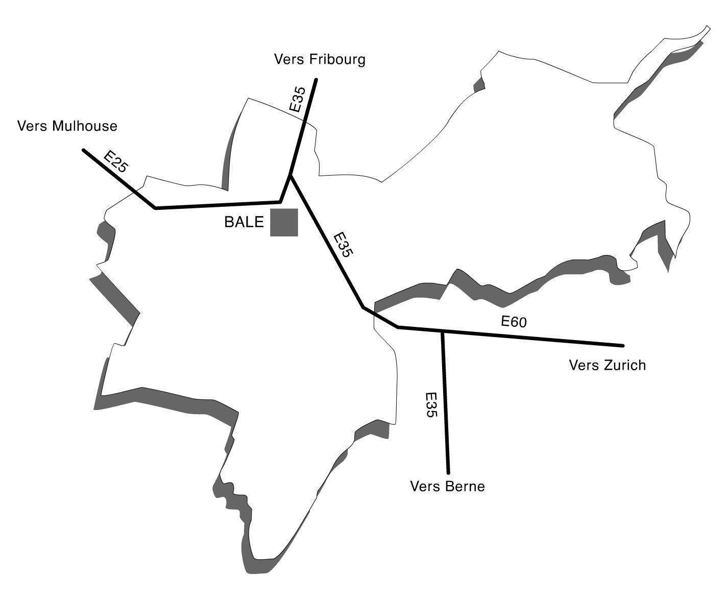 Plan de la Suisse